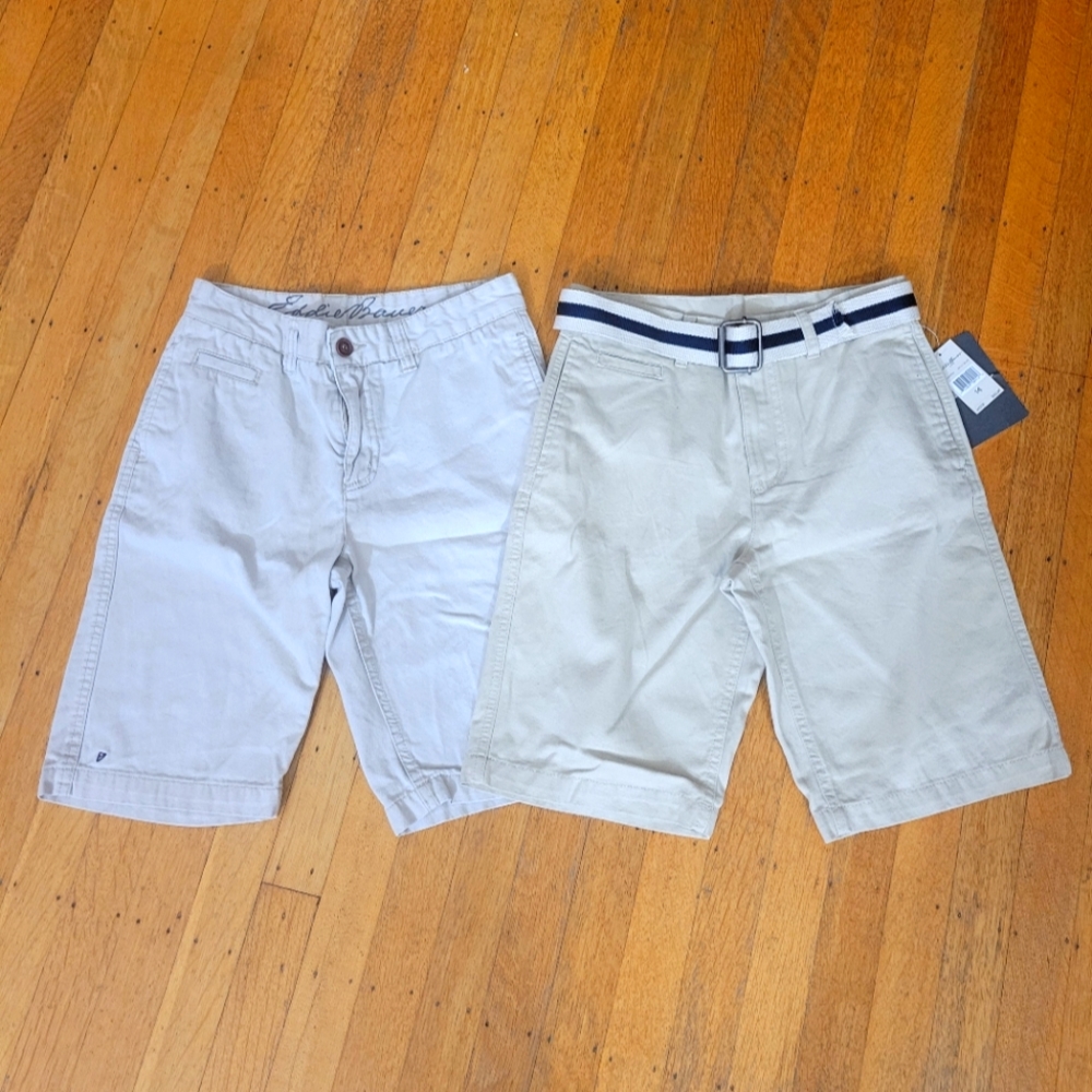 Eddie Bauer Boys Khaki Shorts